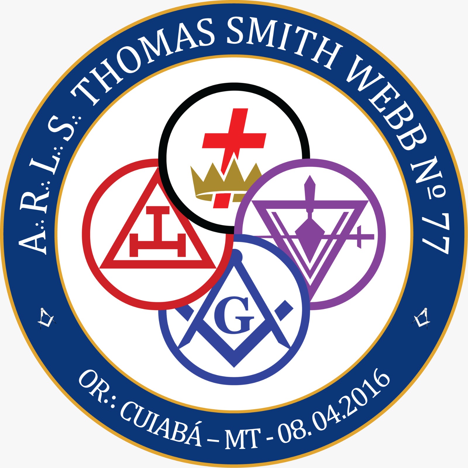 Logo A∴R∴L∴S∴ Thomas Smith Web Nº 77