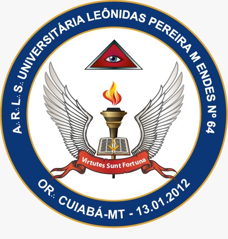 Logo A∴R∴L∴S∴ Universitária Leônidas Pereira Mendes Nº 64