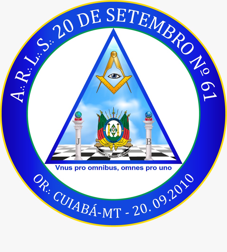 Logo A∴R∴L∴S∴ 20 de Setembro Nº 61